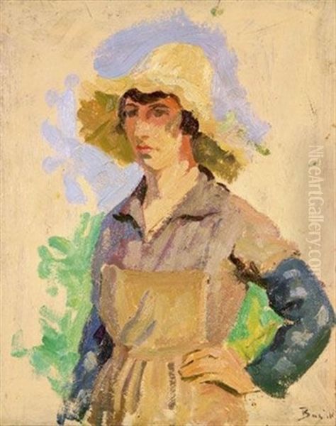 Vendangeuse Au Chapeau Jaune - view 1