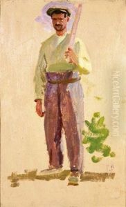 Vendangeur A La Casquette by Frederic Bazille
