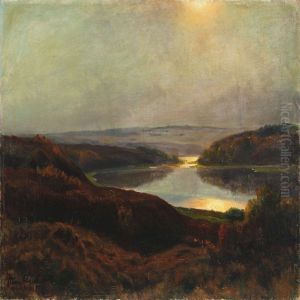 View Of Vejle Fiord by Hans Agersnap