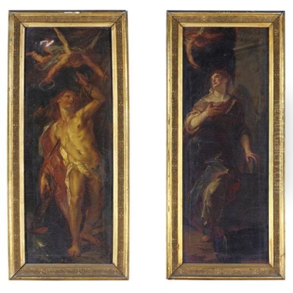 San Sebastiano (+ Santa Barbara; Pair) - view 1