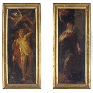 San Sebastiano (+ Santa Barbara; Pair) by Giuseppe Bazzani