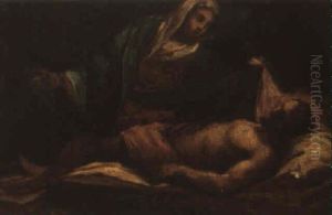 The Pieta by Giuseppe Bazzani
