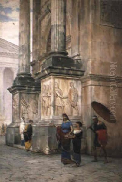 The Flower Seller, Rome - view 1