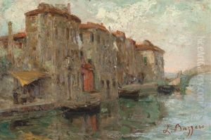 Veduta Di Chioggia Con Vele