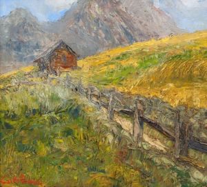 Alpine, Sommerliche Landschaft by Carlo Bazzi