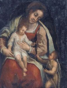 Madonna Mit Kind Und Johannesknabe Madonna Mit Kind Und Johannesknabe