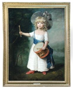 Portrait Of Master Robert Poyntz Wright, Playing A Drum