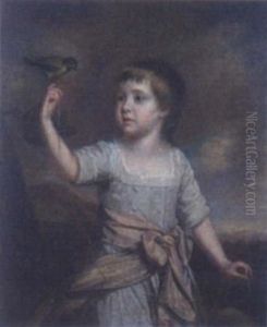 Portrait Of Miss Margaret Craven by Thomas Beach
