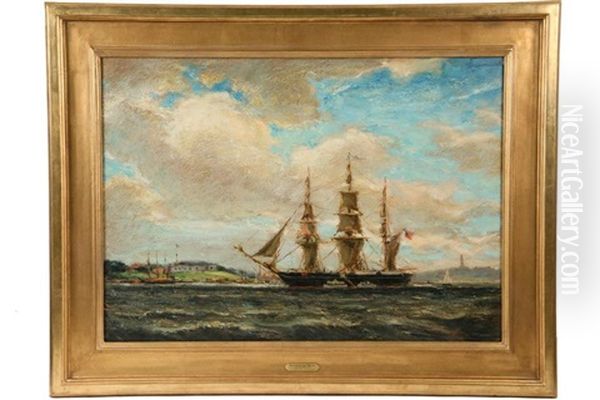 Uss Hartford Off New London - view 1