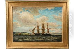 Uss Hartford Off New London