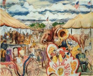 The Big Show, Gorham Brothers Circus by Reynolds Beal