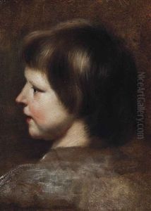 Study Of A Child In Profile Study Of A Child In Profile