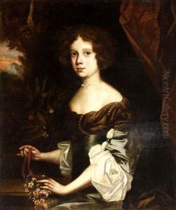Portrait Of Miss Morgan (winnifred, The Daughter Of Commander William Morgan?) by Mary Beale