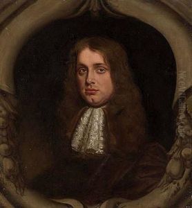Portrait Of Arthur Tremayne In A Brown Coat With A Lace Cravat