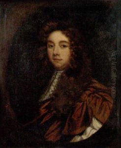 Portrait Of A Gentleman In A Brown Cloak And Lace Jabot