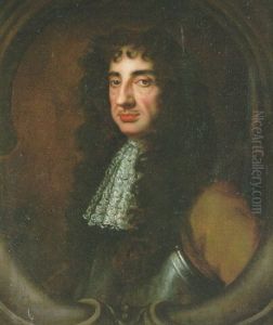 Portrait Of King Charles Ii, Bust-length, Wearing A Breastplate And Lace Cravat