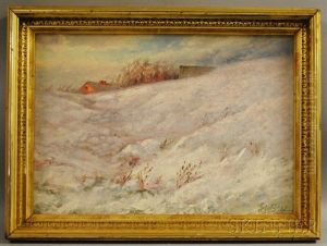 Winter Landscape by Gamaliel Waldo Beaman