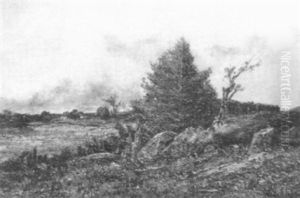 New England Farmland by Gamaliel Waldo Beaman