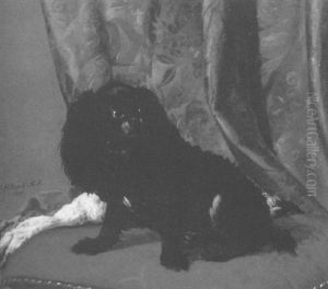 A King Charles Spaniel by James Henry Beard