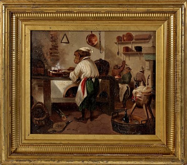 Monkeys In A Kitchen - view 1