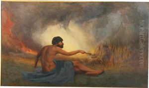 The Fire by William Holbrook Beard