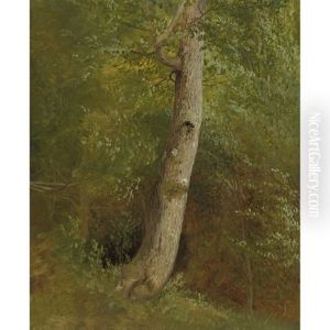 A Tree (study) by William Holbrook Beard
