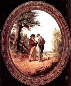 A Meeting On A Country Road by William Holbrook Beard