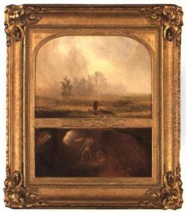 It Rains And The Sun Shines, The Devil's Whipping His Wife by William Holbrook Beard