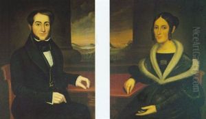 A Pair Of Portraits Of Emaria And Philander Fordham A Pair Of Portraits Of Emaria And Philander Fordham