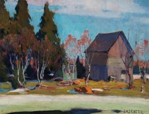 The Barn, Kearney, Ontario by John William Beatty