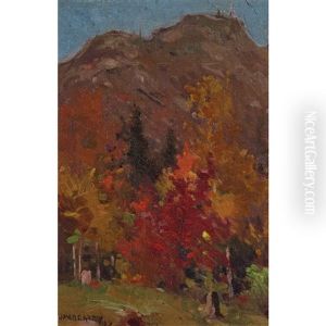 Autumn Hillside by John William Beatty