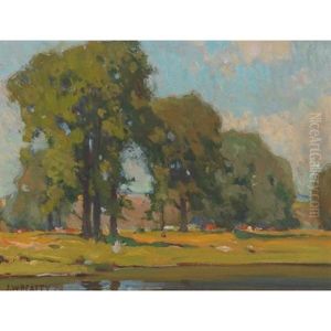 Elms Near Port Hope, Ontario by John William Beatty