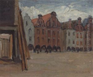 A Street In Laren, Holland