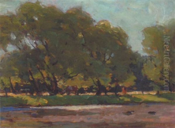 Cattle By The River - view 1