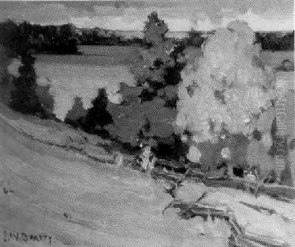 Autumn Lake Scene - view 1