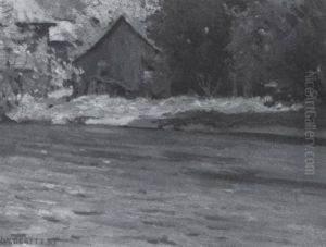 River Side, Port Hope, Ont. by John William Beatty