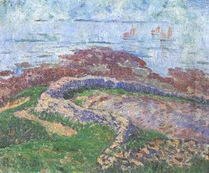 Les Voiliers Roses by Alcide-Marie le Beau