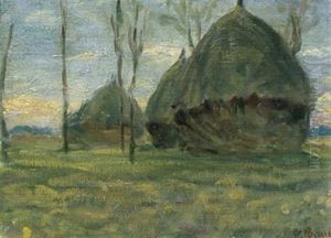 Meules De Foin by Henri Beau