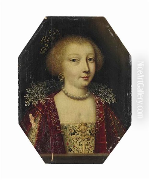 Portrait D'une Jeune Femme En Buste - view 1