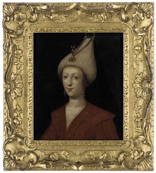 Portrait Of A Lady In Oriental Costume - view 1
