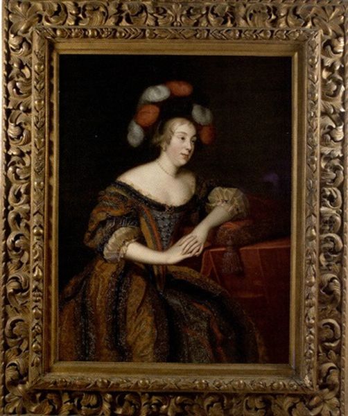 Portrait De Femme Accoudee (collab. W/henri Beaubrun) - view 1
