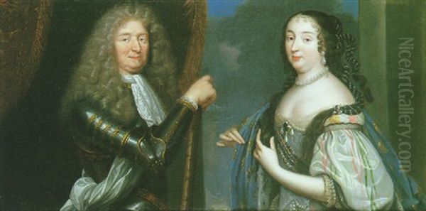 Portrait Du Duc Et De La Duchesse De Longueville - view 1