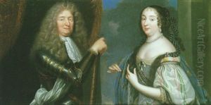 Portrait Du Duc Et De La Duchesse De Longueville by Charles Beaubrun