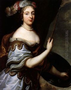 Portrait Of A Lady (marquise D'alluye?) As Minerva