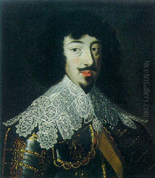Portrait Of A Gentleman In Armour And A Lace Jabot - view 1