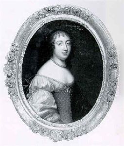 Portrait De La Marquise D'huxelles En 1658 by Charles Beaubrun