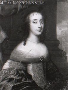 Portrait De Mademoiselle De Montpensier by Charles Beaubrun