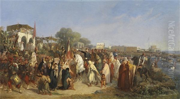 Die Landung Der Franzosischen Truppen In Beirut - view 1