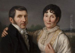 Autoportrait Avec Sa Femme, Marie-elie Vial