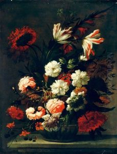 Bouquets De Fleurs Avec Anemones by Nicolas Beaudesson